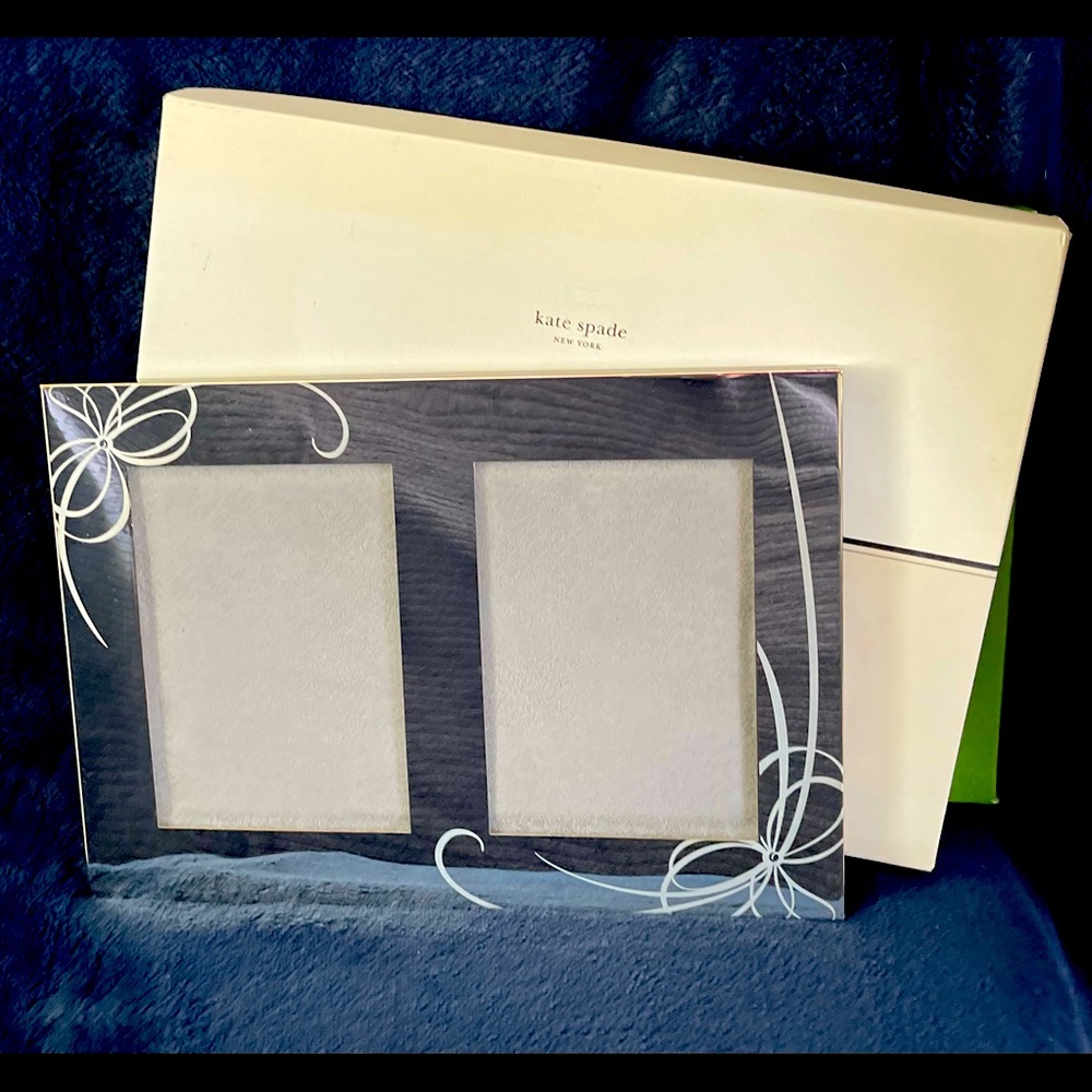 Kate spade New York Lennox Bella Boulevard double frame 10 x13 freestanding new.